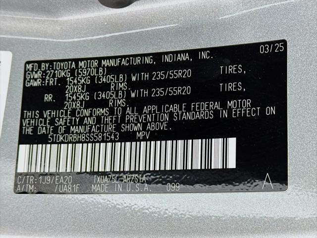 2025 Toyota Highlander XSE