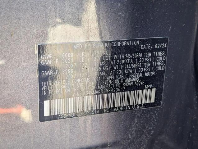 2024 Subaru Ascent Onyx Edition Limited 7-Passenger