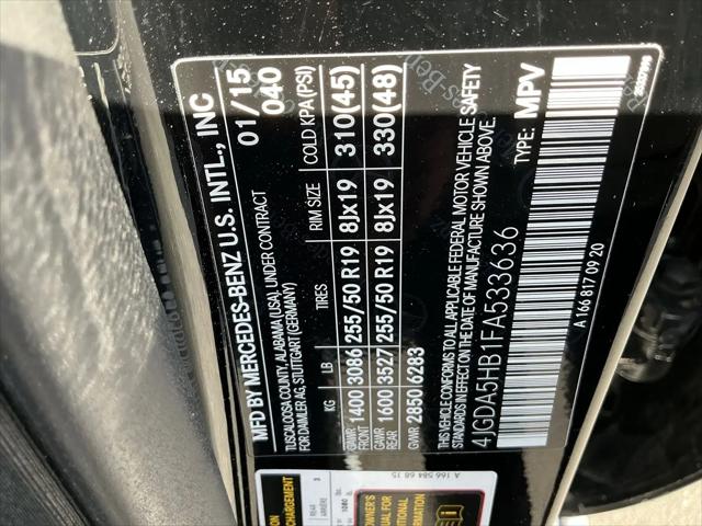 2015 Mercedes-Benz ML 350 4MATIC