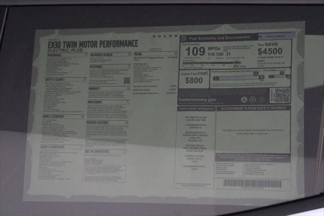 2026 Volvo EX30 Plus Twin Motor Performance, Fully electric