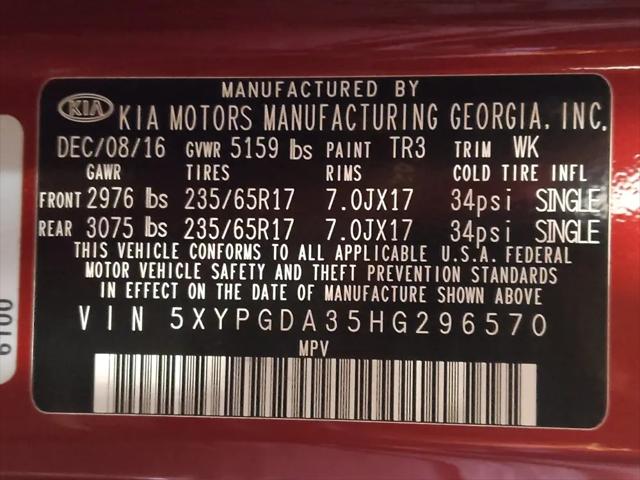 2017 Kia Sorento 2.4L LX