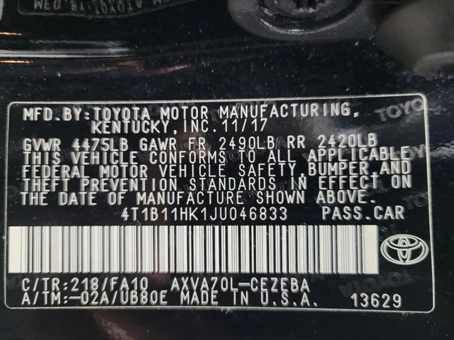 2018 Toyota Camry L
