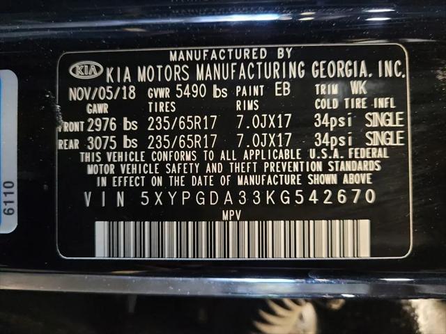 2019 Kia Sorento 2.4L LX
