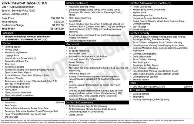 2024 Chevrolet Tahoe 4WD LS