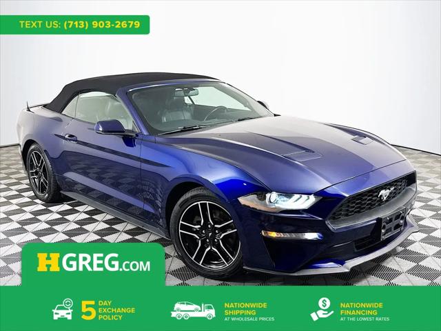 2020 Ford Mustang EcoBoost Premium Convertible for sale in Houston, TX