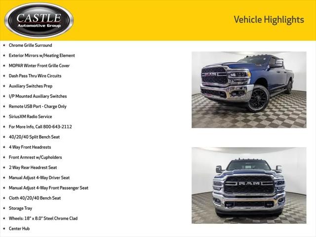 2024 Ram 2500 Tradesman Crew Cab 4x4 6'4" Box