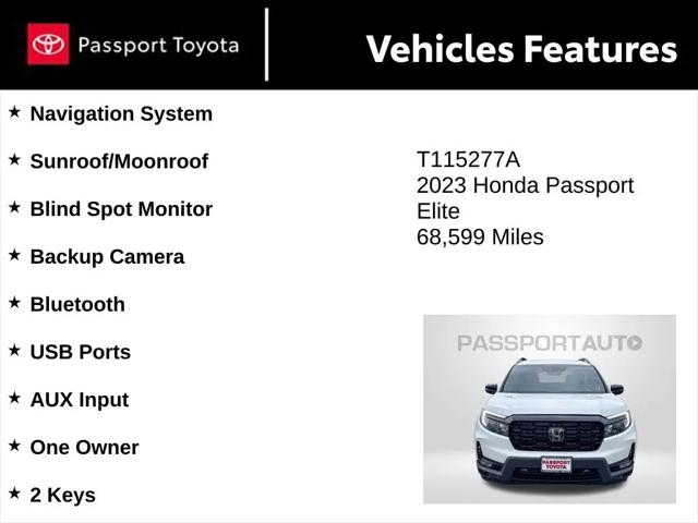 2023 Honda Passport AWD Elite