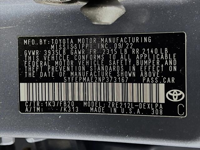 2022 Toyota Corolla LE
