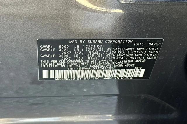 2026 Subaru Ascent Onyx Edition Touring 7-Passenger