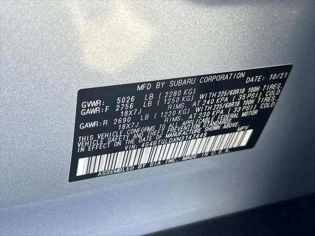 2022 Subaru Outback Onyx Edition XT
