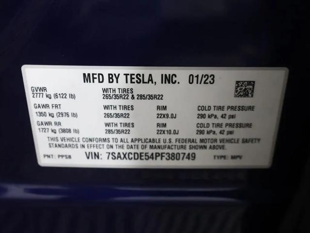 2023 Tesla Model X Standard Range