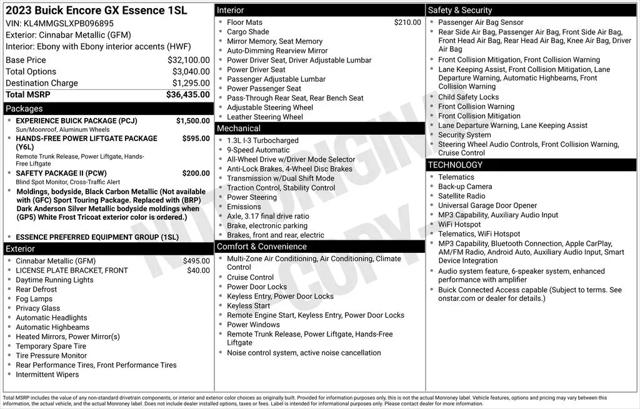 2023 Buick Encore GX Essence AWD