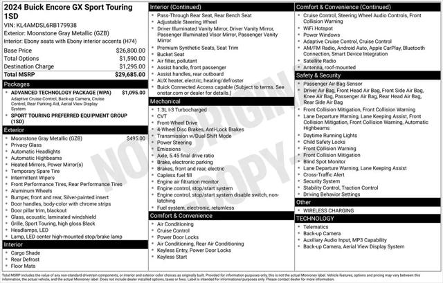 2024 Buick Encore GX Sport Touring FWD