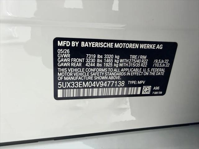2027 BMW X7 M60i