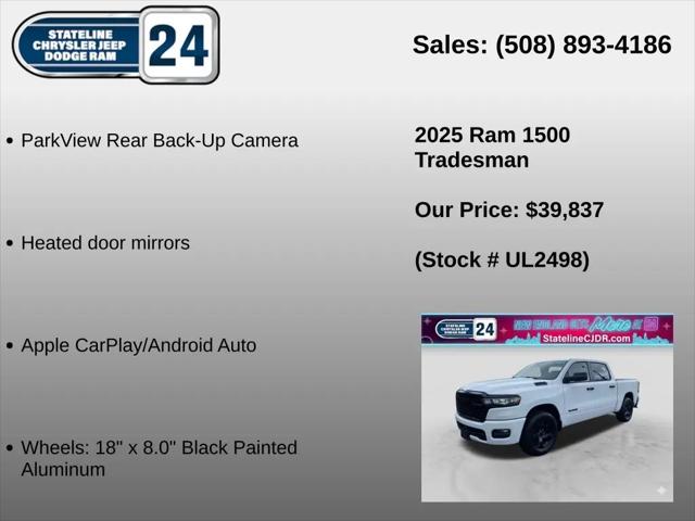 2025 Ram 1500 Tradesman Crew Cab 4x4 5'7" Box