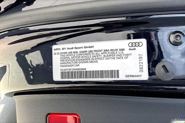 2022 Audi RS 7 Sportback TFSI quattro Tiptronic