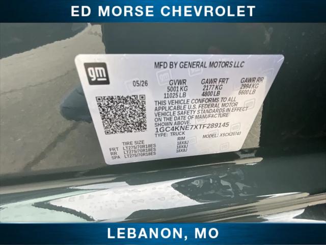 2026 Chevrolet Silverado 2500HD Crew Cab, Standard Bed, LT, 4WD