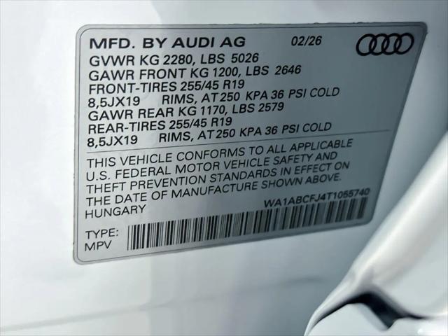 2026 Audi Q3 TFSI quattro S tronic