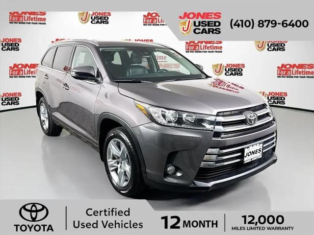2017 Toyota Highlander Limited for sale in Bel Air, MD