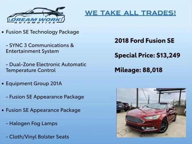 2018 Ford Fusion SE