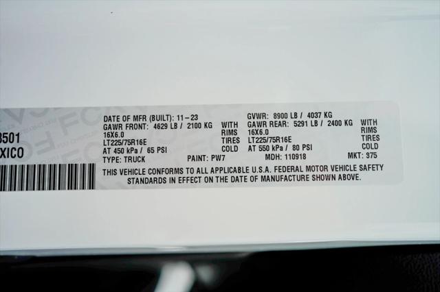 2023 Ram ProMaster 2500 Cargo Van High Roof 159" WB
