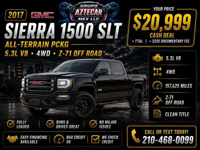 2017 GMC Sierra 1500 SLT for sale in San Antonio, TX