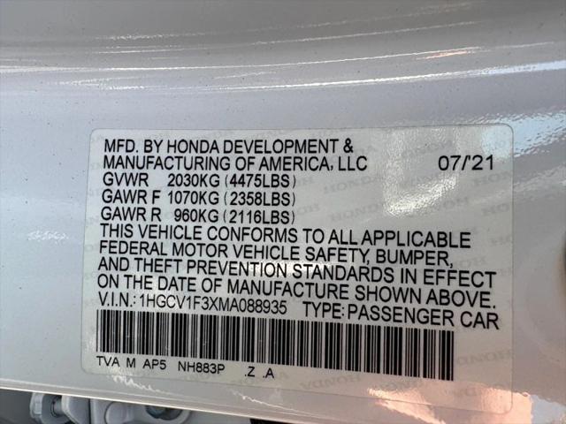 2021 Honda Accord Sport