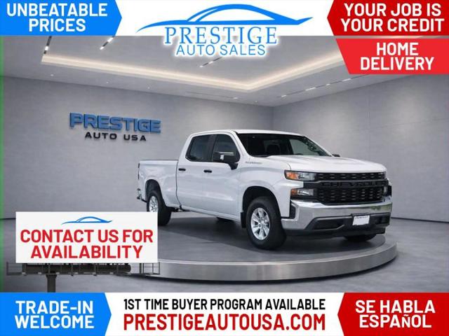 2021 Chevrolet Silverado 1500 2WD Double Cab Standard Bed WT for sale in Bakersfield, CA
