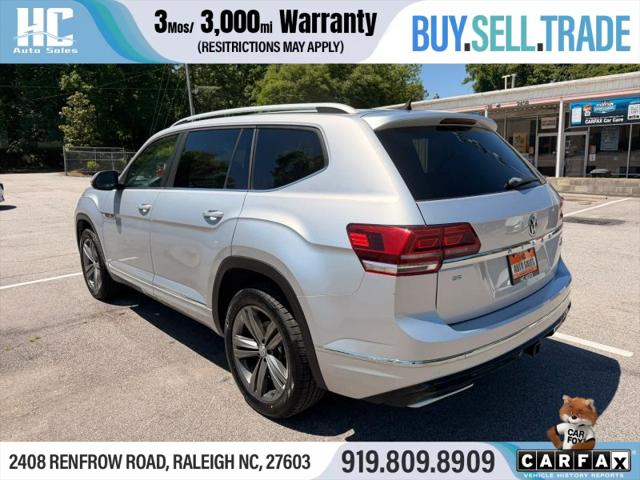 2019 Volkswagen Atlas 3.6L V6 SE w/Technology R-Line