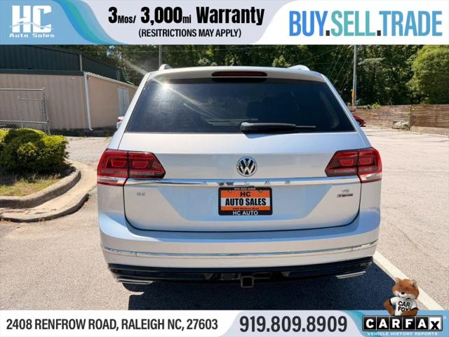 2019 Volkswagen Atlas 3.6L V6 SE w/Technology R-Line