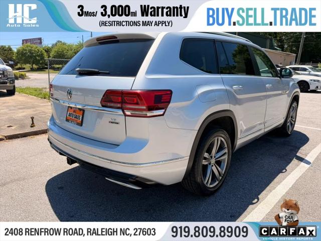 2019 Volkswagen Atlas 3.6L V6 SE w/Technology R-Line