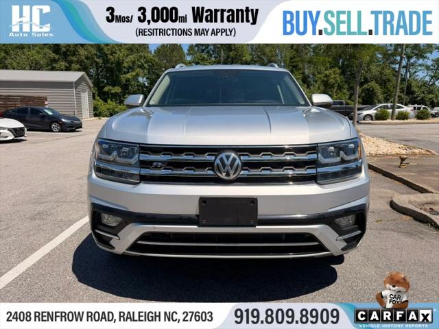 2019 Volkswagen Atlas 3.6L V6 SE w/Technology R-Line