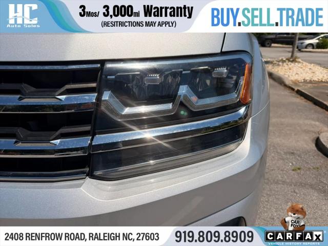 2019 Volkswagen Atlas 3.6L V6 SE w/Technology R-Line