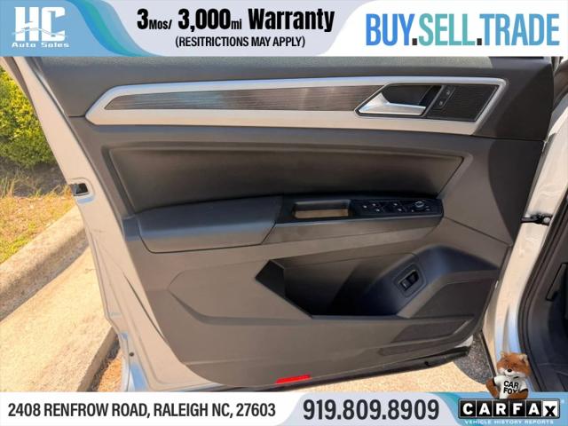 2019 Volkswagen Atlas 3.6L V6 SE w/Technology R-Line
