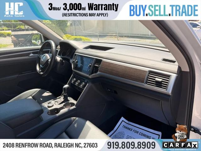 2019 Volkswagen Atlas 3.6L V6 SE w/Technology R-Line