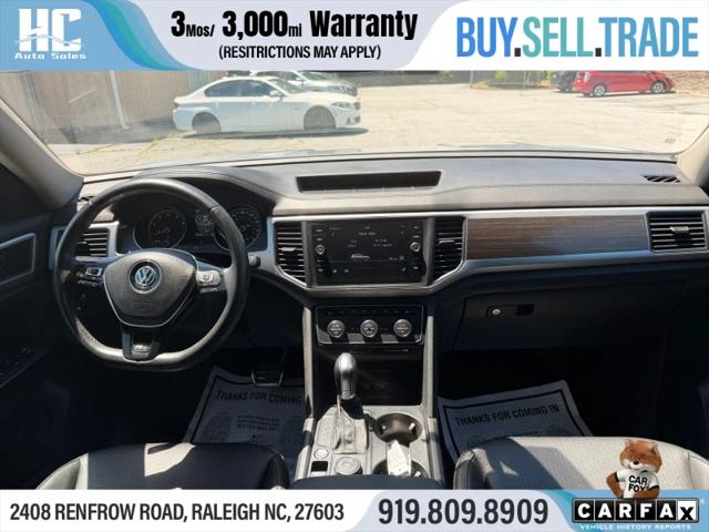 2019 Volkswagen Atlas 3.6L V6 SE w/Technology R-Line
