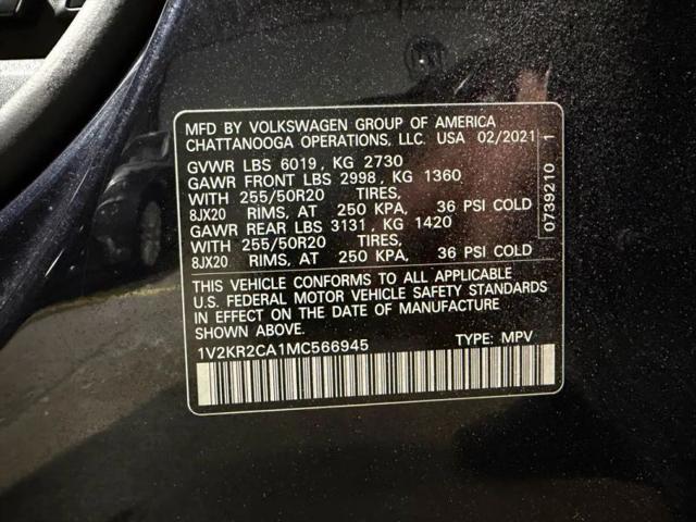 2021 Volkswagen Atlas 3.6L V6 SE w/Technology