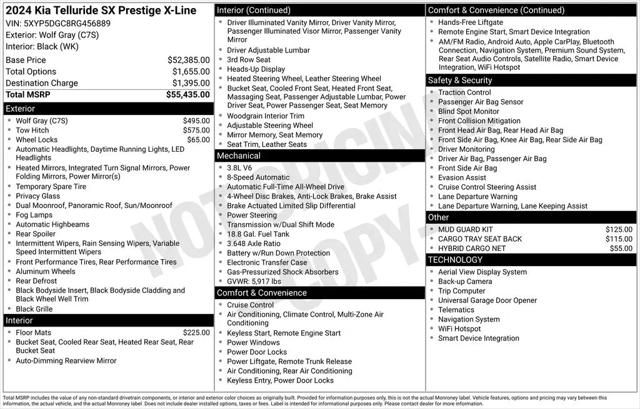 2024 Kia Telluride SX Prestige X-Line