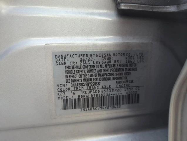 2022 Nissan Sentra SV Xtronic CVT