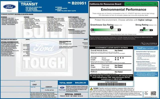 2023 Ford Transit Cargo Van w/LWB