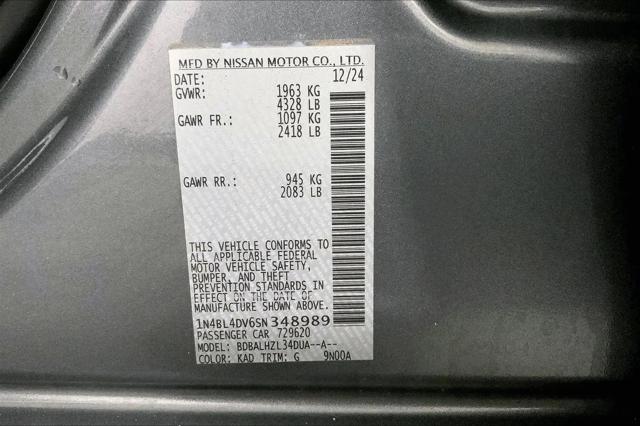 2025 Nissan Altima SV FWD