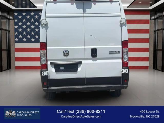 2025 Ram ProMaster 2500 Cargo Van Tradesman High Roof 159" WB w/Pass Seat