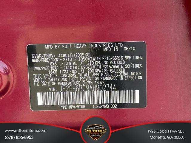 2010 Subaru Forester 2.5X