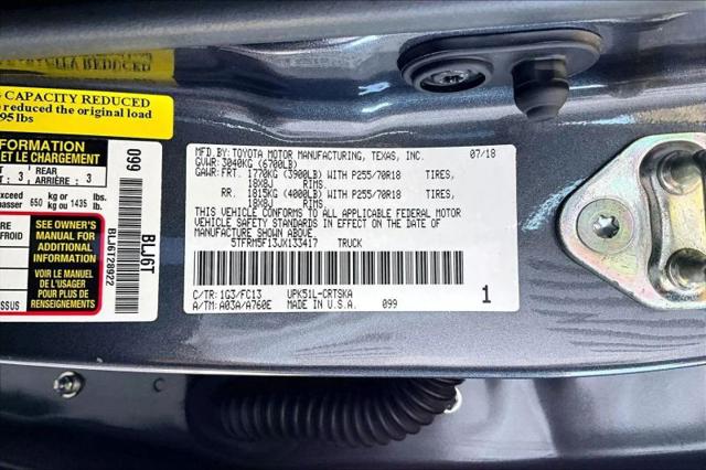2018 Toyota Tundra SR5 4.6L V8