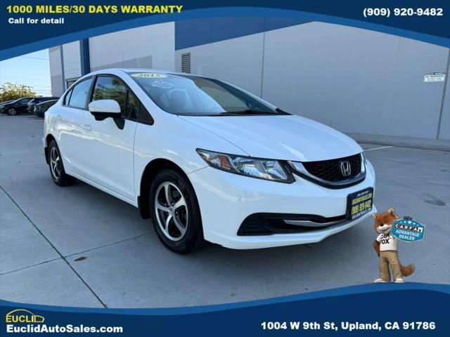 2015 Honda Civic SE for sale in Upland, CA