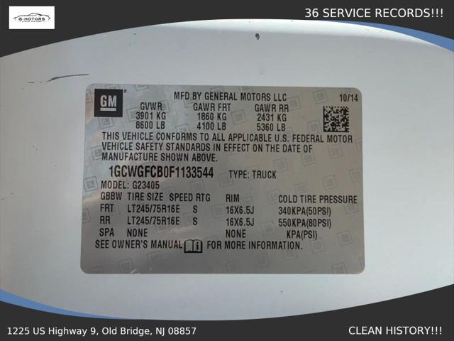 2015 Chevrolet Express Work Van