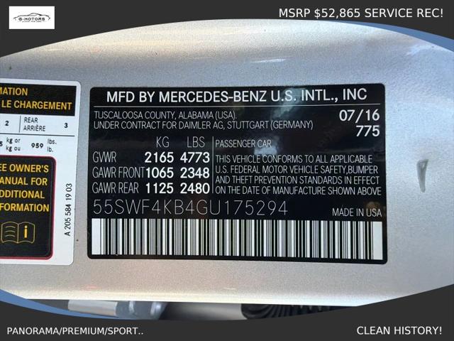 2016 Mercedes-Benz C-CLASS C 300