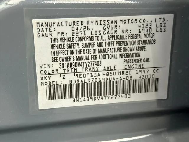 2026 Nissan Sentra SR