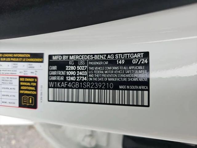 2025 Mercedes-Benz C-CLASS C 300 C 300
