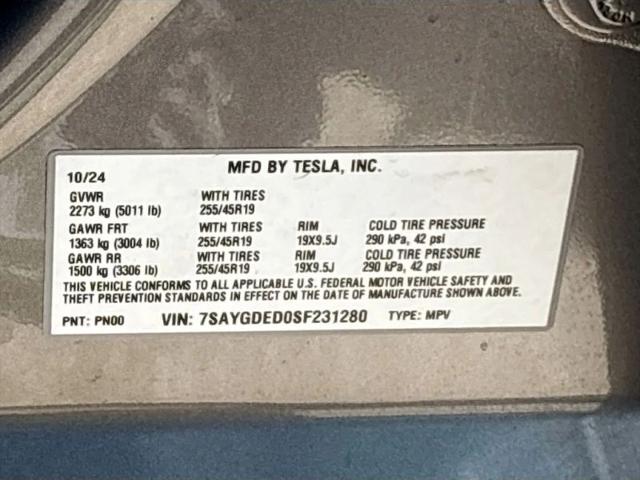 2025 Tesla Model Y Long Range Dual Motor Rear-Wheel Drive